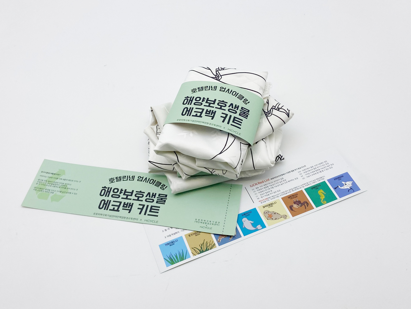 DIY KIT 해양보호생물 에코백