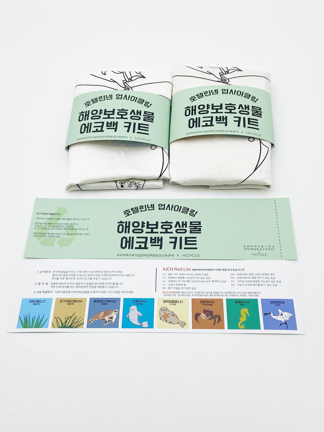 DIY KIT 해양보호생물 에코백